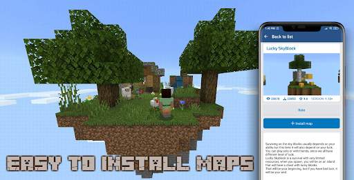 Mod SkyBlock Maps for MCPE screenshot 2