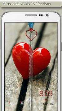Heart Zipper Lock screenshot 3