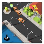 🏁 Blocky Racer-Cars Road Maze иконка