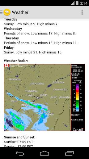 Weather Canada screenshot 3