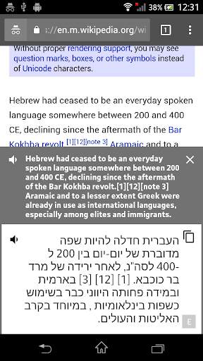 Hebrew English Translator screenshot 2