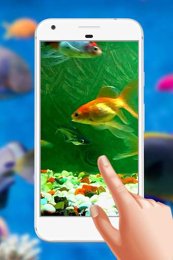 Aquarium Magic Touch Live Wallpaper 2 تصوير الشاشة