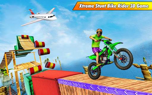 Bike Stunt Racing Games 3D screenshot 1