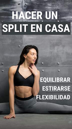 Ejercicios de estiramiento: hacer un split en casa screenshot 1