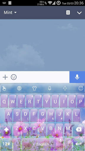 Keyboard Theme G Spring Flower screenshot 1