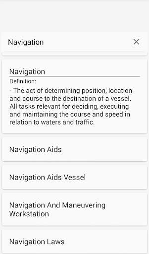 Mariners' Glossary скриншот 4