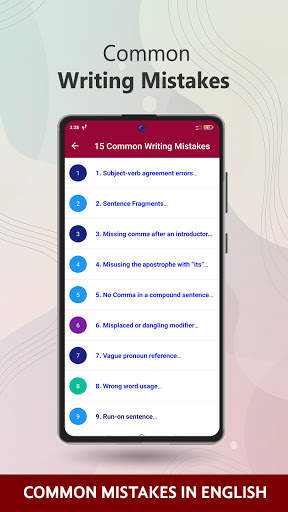 Common Mistakes in English Offline screenshot 3