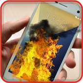 Fire On Screen Prank icon