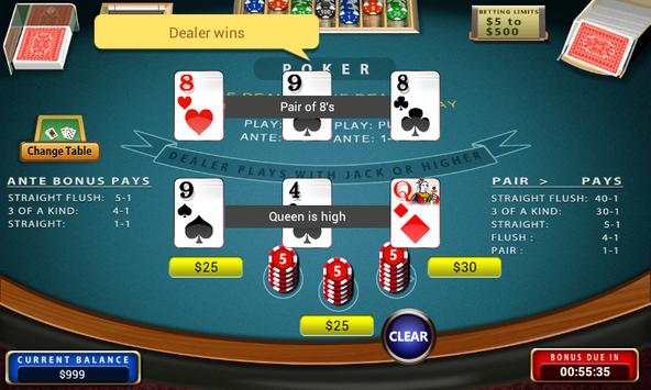 Three Card Poker screenshot 4
