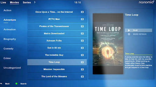 Nanomid IPTV Player screenshot 4