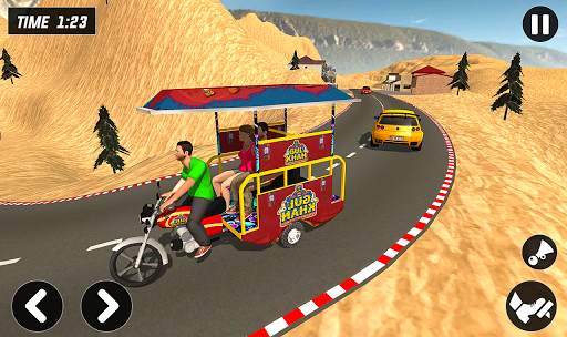 Chingchi Rickshaw Game:Tuk Tuk Parking Simulator screenshot 12