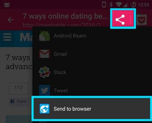 Send to/Open in browser screenshot 3