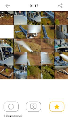 Helicopter Mosaic Puzzles screenshot 6