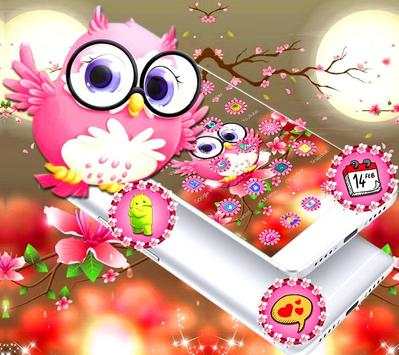 Pink Love Bird Launcher Theme🌸 screenshot 2