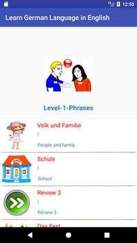 Learn German Language in English screenshot 3