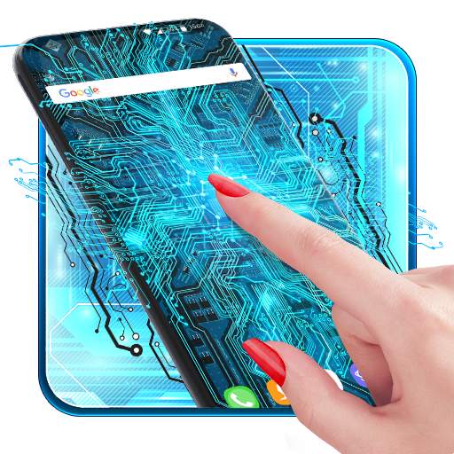 Cyber Circuit Live Wallpaper & Animated Keyboard 3.63