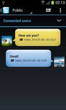 WiFi Chat & File share Groups screenshot 2