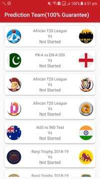 Prediction Team( Dream11/MyTeam11) Guaranteed Won screenshot 3