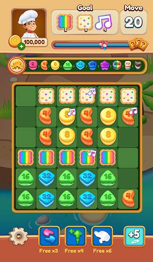 Cake Crush: Merge 2048 Puzzle Match Sugar Friends screenshot 10