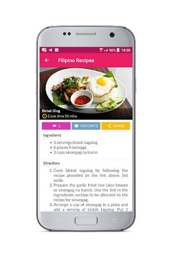 filipino recipes 7 تصوير الشاشة