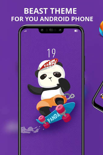 Panda theme for animal best launcher HD V15 Pro screenshot 1