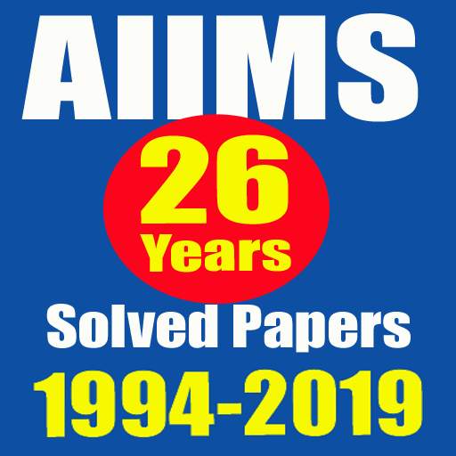 26 Years AIIMS Solved Papers 1994-2019 скриншот 1