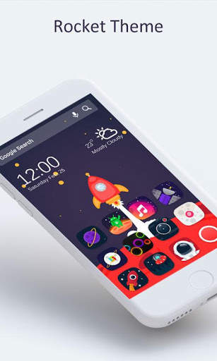 Rocket Theme for Mega Launcher screenshot 2