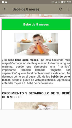 Mi Bebé en Desarrollo 6 تصوير الشاشة