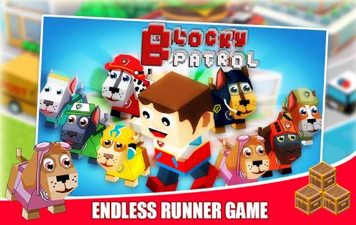 Paw Blocky Patrol Roads скриншот 2