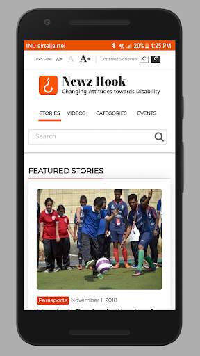 Newz Hook - Accessible News screenshot 2
