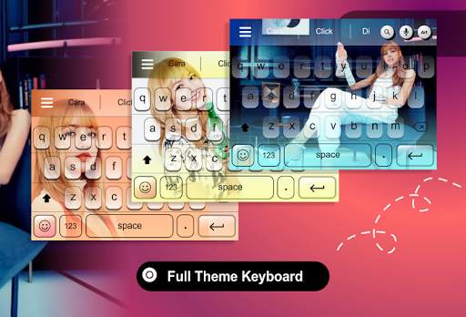 Lisa Blackpink Theme Keyboard स्क्रीनशॉट 2