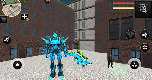 Robot Crocodile Simulator- Robot transform screenshot 4