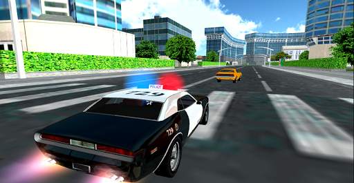 Flying Police Car Driving screenshot 4