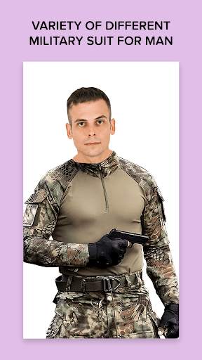 Military Man Photo Suit screenshot 2