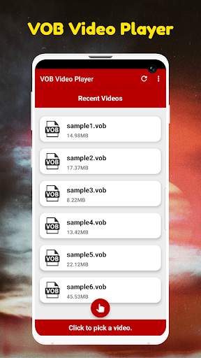 VOB Video Player screenshot 1