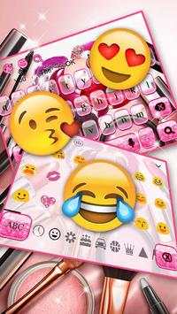 Makeup Live Keyboard screenshot 3
