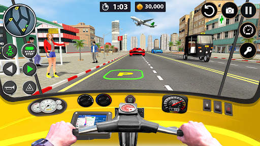 Tuk Tuk Auto - Rickshaw Games screenshot 3