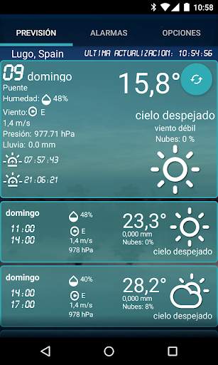 Alarmas de Clima Personales screenshot 1
