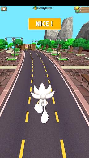 Subway Soni Blue Hedgehog Dash - Endless Run Game screenshot 2