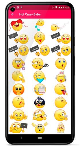 Adult Emoticons screenshot 3