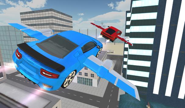 Flying Free Car 3D Simulator screenshot 4