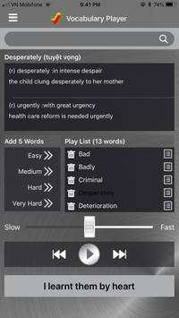 Vocabulary Player 8 تصوير الشاشة