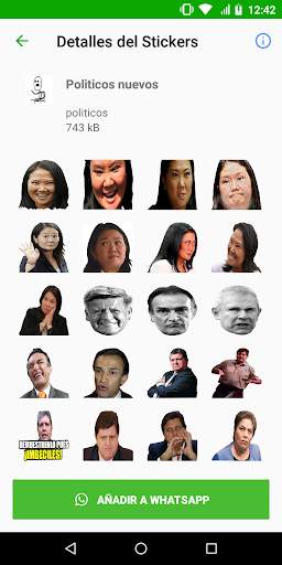 Stickers peruanos para Whatsapp - Stickers Perú screenshot 2