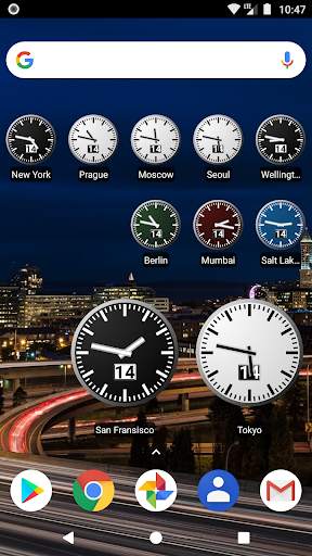 World Clock Widget screenshot 1