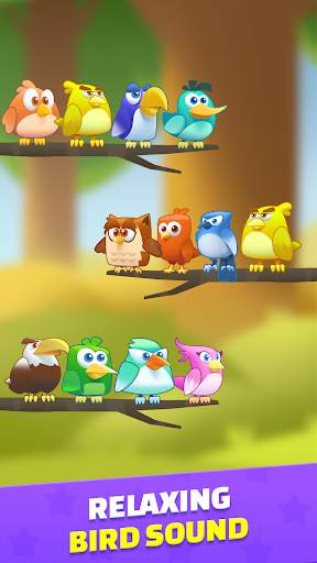 Bird Color Sort Master скриншот 2