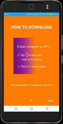 Downloader for Instagram screenshot 2