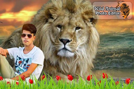 Wild Animal Photo Editor - Cut Paste Photo 3 تصوير الشاشة