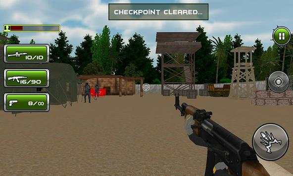 Komando Sniper Shooter-3D War screenshot 4