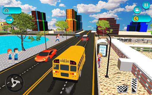 Driving School Bus Games Real 3D Bus Driver 2020 screenshot 2