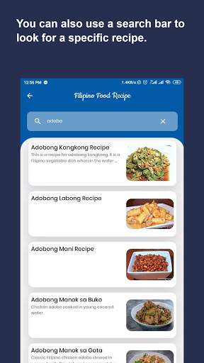 Filipino Food Recipe App screenshot 3